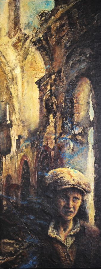 War Child, 176 x 67 cm, Mixed Media