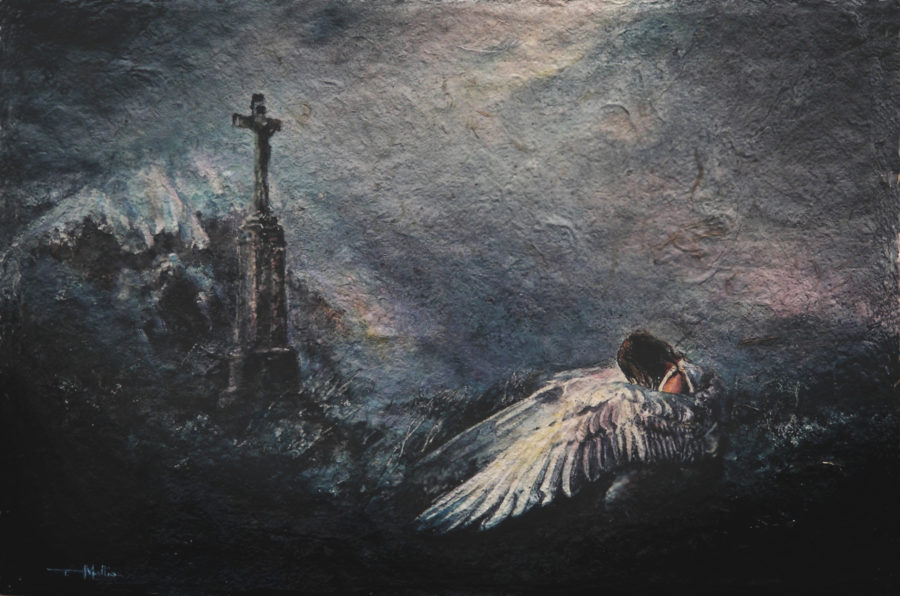 Reverence, 54 x 80 cm, Mixed Media