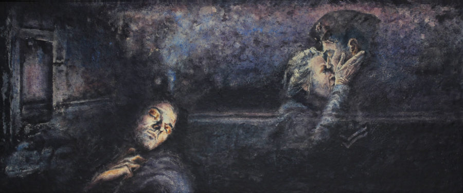Dreamer, 79 x 188 cm, Mixed Media