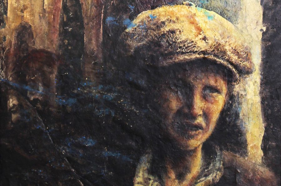 War Child - DETAIL, 176 x 67 cm, Mixed Media