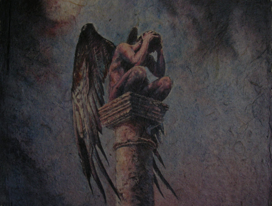 Darkness of The Soul, (detail), Mixed Media