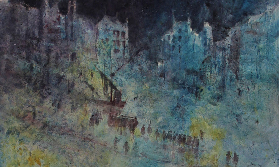Dunkirk - DETAIL, 204 x 70 cm, Mixed Media