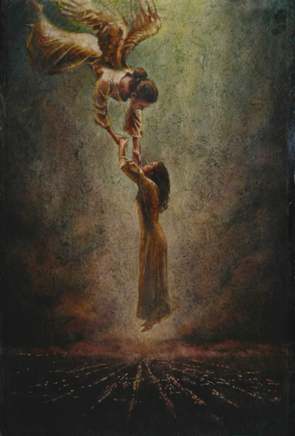 A Light Above, 81 x 54 cm, Mixed Media