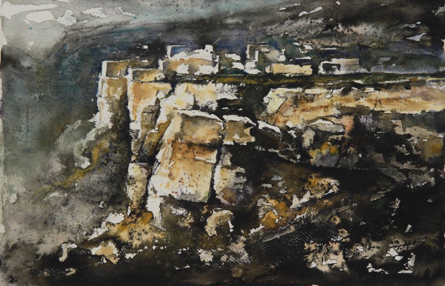 Simblija, 33 x 51 cm, Water Media