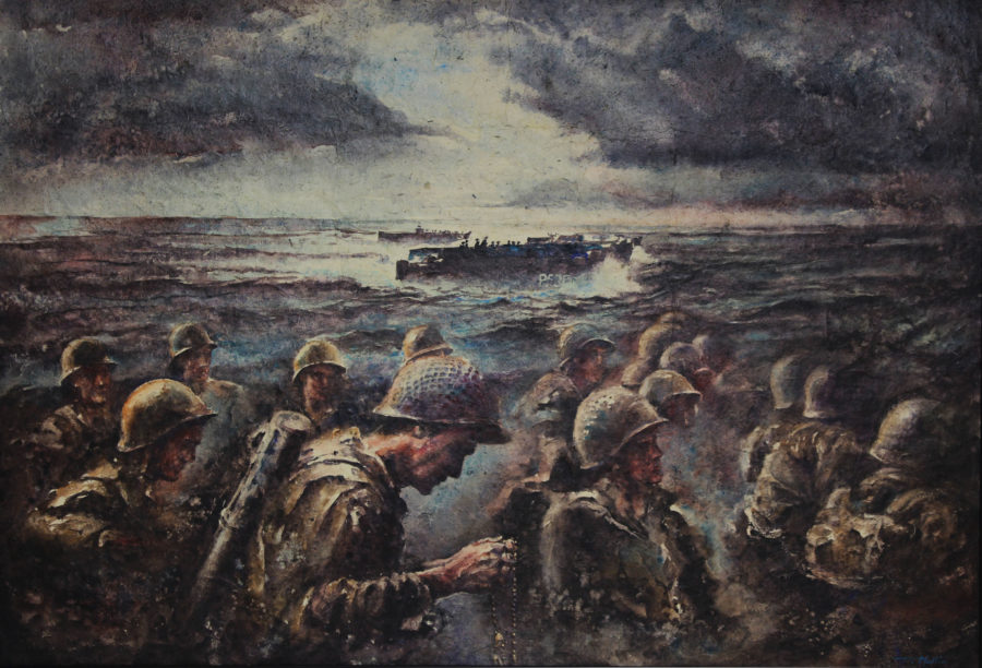 D Day, 97 x 142 cm, Mixed Media