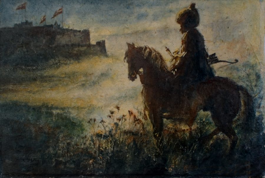 Early Morning, 55 x 80 cm, Mixed Media