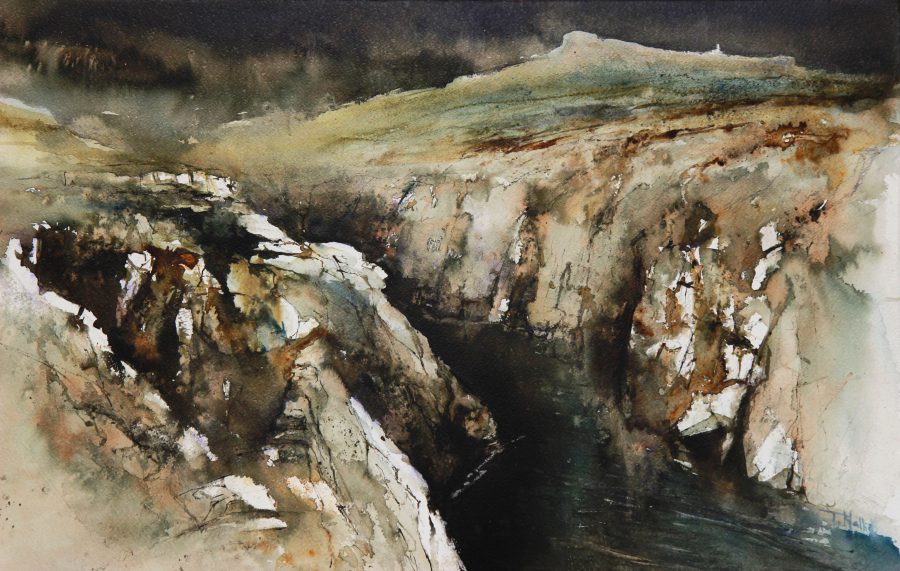 Ta Gurdan, 43 x 70 cm, Water Media