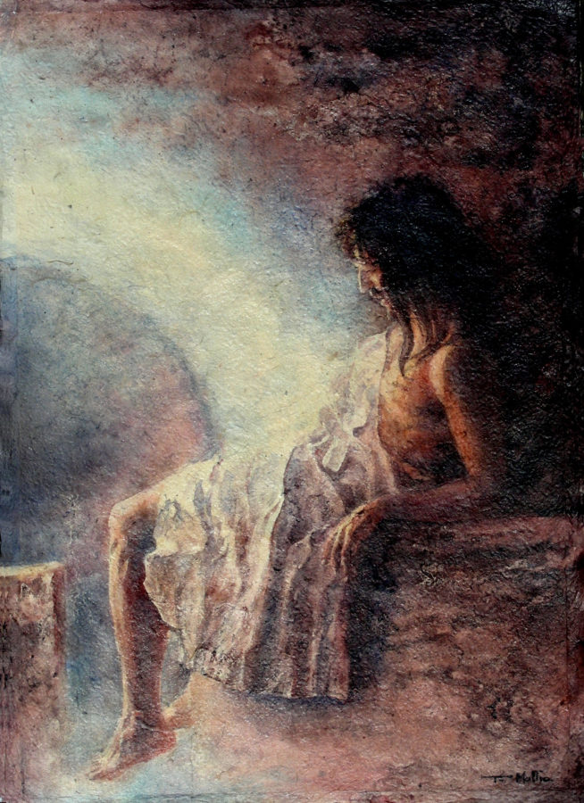 The Third Day, 80 x 56 cm, Mixed Media