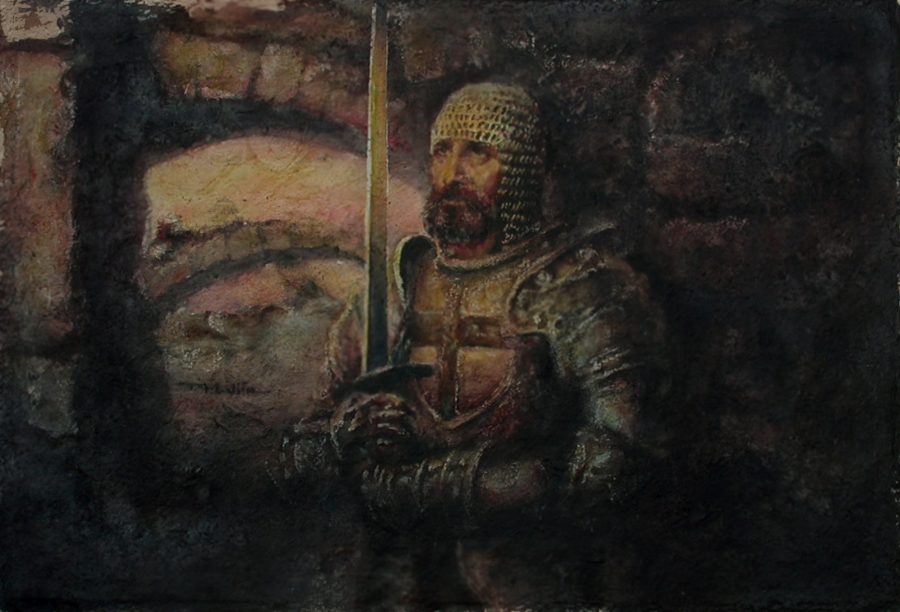 Last Stand, 55 x 80 cm, Mixed Media