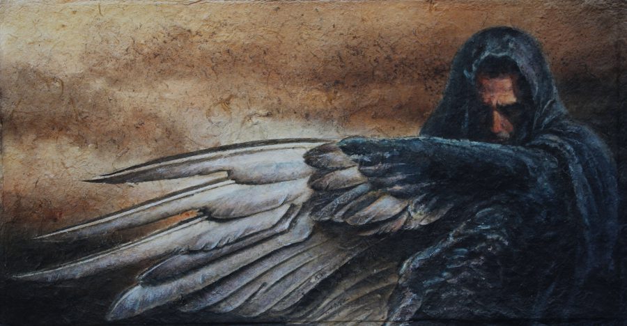 Shame, 80 x 150 cm, Mixed Media