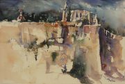 The Capuchin Friary, 33 x 51 cm, Watercolour
