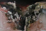 Il-Maqluba, 33 x 51 cm, Watercolour