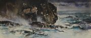 Breaking Waves, 35 x 70 cm, Water Media