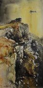 Gebel Ciantar, 70 x 35 cm, Water Media