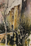 Tas Salvatur Gate, 33 x 51 cm, Watercolour