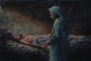 Pieta, 54 x 80 cm, Mixed Media