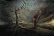 Battle of Angels, 54 x 80 cm, Mixed Media