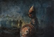 Ottoman Sipahi, 55 x 80 cm, Mixed Media