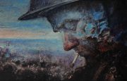 The Letter - DETAIL, 62 x 234 cm, Mixed Media